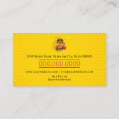 蜂蜜の売り手 – 養蜂家 名刺 (裏面)