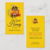 蜂蜜の売り手 – 養蜂家 名刺 (正面/裏面)