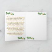 蜂蜜の妖精の月の挨拶状 カード (内部)