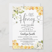 蜂蜜の小さなベビーシャワー招待状 招待状 (正面)