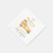 蜂蜜の小さな蜂蜜の途中に蜂蜜の赤ちゃんシャワー スタンダードカクテルナプキン (角)