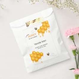 蜂蜜の少し行く途中のハニカムの赤ちゃんシャワー フェイバーバッグ