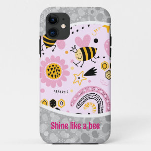 蜂蜜の形iPhoneケースのパターン iPhone 11 ケース