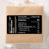 蜂蜜の栄養事実ラベルブラック金ゴールドビー ラベル (インサイチュ)