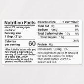 蜂蜜の栄養事実防水ラベル – 9のセット ラベル (デザイン2)