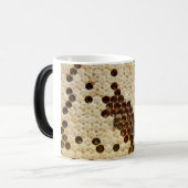 蜂蜜の櫛のマグの蜂 モーフィングマグカップ (正面左)