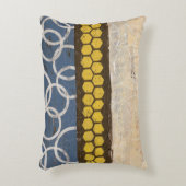 蜂蜜の櫛の抽象芸術I アクセントクッション (正面(垂直))