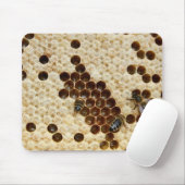 蜂蜜の櫛の蜂 マウスパッド (マウス)