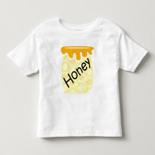 蜂蜜の瓶のデザイン トドラーTシャツ