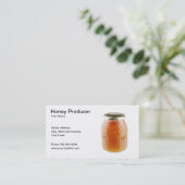 蜂蜜の生産者の名刺 名刺 (スタンド正面)