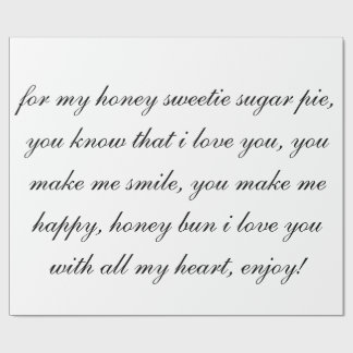 蜂蜜の砂糖パイ包装紙 ラッピングペーパー