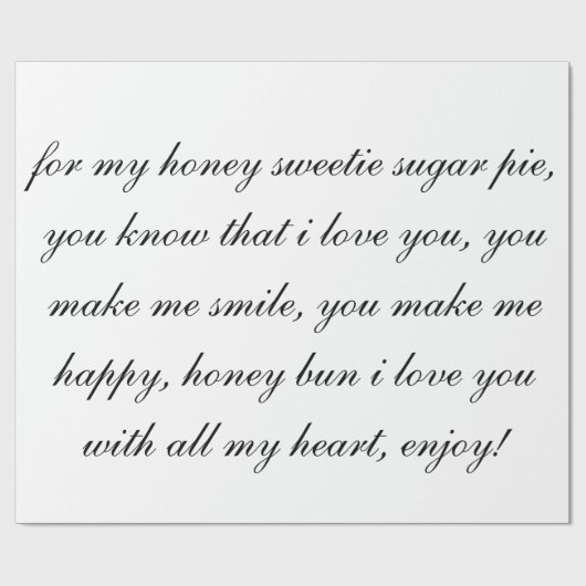 蜂蜜の砂糖パイ包装紙 ラッピングペーパー (フラット)