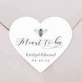 蜂蜜の結婚式の引き出物ハートシール ハートシール