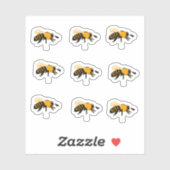 蜂蜜の群れ シール (シート)