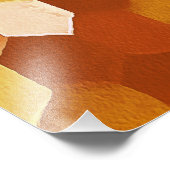 蜂蜜の色と蜂蜜の色のハニカムパターン。 フォトプリント (角)