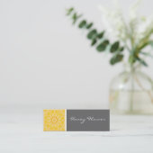 蜂蜜の花の万華鏡のように千変万化するパターン スキニー名刺 (スタンド正面)