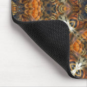 蜂蜜の蜂のより暗い万華鏡のように千変万化するパターン-マウスパッド マウスパッド (コーナー)