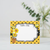 蜂蜜の蜂のサンキューカード サンキューカード (スタンド正面)