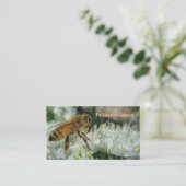 蜂蜜の蜂の授粉の名刺 名刺 (スタンド正面)