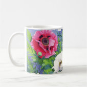 蜂蜜の蜂の蜂蜜の蜂 コーヒーマグカップ (左)