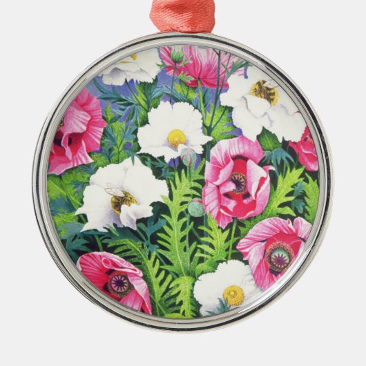 蜂蜜の蜂の蜂蜜の蜂 メタルオーナメント (正面)