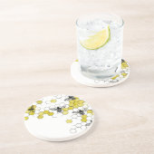 蜂蜜の蜂の蜜蜂の巣のコースター コースター (側面)