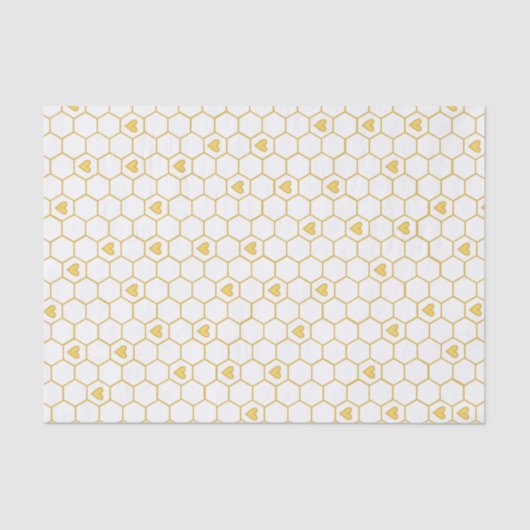 蜂蜜の蜂の蜜蜂の巣のティッシュペーパー 薄葉紙 (正面)