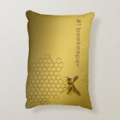 蜂蜜の蜂の蜜蜂の巣の養蜂家のApiaristのカスタム アクセントクッション (裏面(縦))