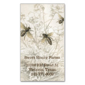 蜂蜜の蜂カスタムなビジネス磁石 マグネット名刺 (正面縦)