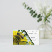 蜂蜜の蜂及び整頓された先端 名刺 (スタンド正面)