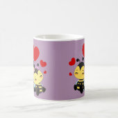 蜂蜜の蜂愛-マグ コーヒーマグカップ (中央)