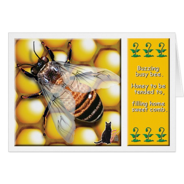 蜂蜜の蜂 (正面横)