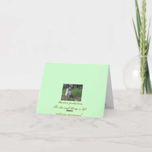 蜂蜜の蜂 カード (裏面)