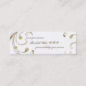 蜂蜜の蜂 スキニー名刺 (裏面)