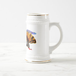 蜂蜜の蜂 ビールジョッキ