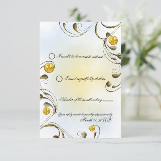 蜂蜜の蜂 出欠カード (スタンド正面)