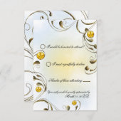 蜂蜜の蜂 出欠カード (正面/裏面)