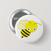 蜂蜜の蜂 缶バッジ (正面&裏面)