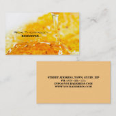 蜂蜜の販売人の蜂の養蜂家の蜂の農場の農家の店 名刺 (正面/裏面)