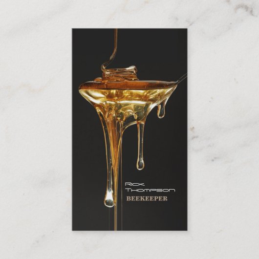 蜂蜜の販売人/養蜂家の蜂の甘い農場の農家 名刺 (正面)