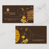 蜂蜜の販売人/養蜂家の蜂の販売人の店の農家 名刺 (正面/裏面)