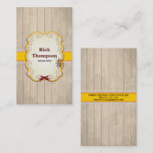 蜂蜜の販売人/養蜂家の蜂の農場の農家 名刺 (正面/裏面)