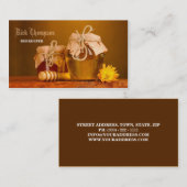 蜂蜜の販売人/養蜂家の蜂の農家の店の村 名刺 (正面/裏面)