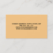 蜂蜜の販売人/養蜂家の蜂の遠い農家の店 名刺 (裏面)