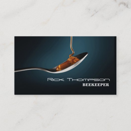 蜂蜜の販売人/養蜂家の農家の村の蜂 名刺 (正面)