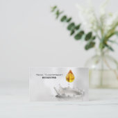 蜂蜜の販売人/養蜂家の風味がよく甘い蜂 名刺 (スタンド正面)