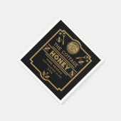 蜂蜜の販売者 スタンダードカクテルナプキン (角)