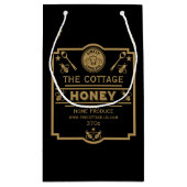 蜂蜜の販売者 スモールペーパーバッグ (裏面)