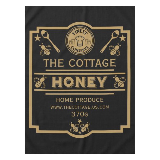 蜂蜜の販売者 テーブルクロス (正面)