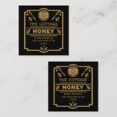 蜂蜜の販売者 ノートカード (正面/裏面)